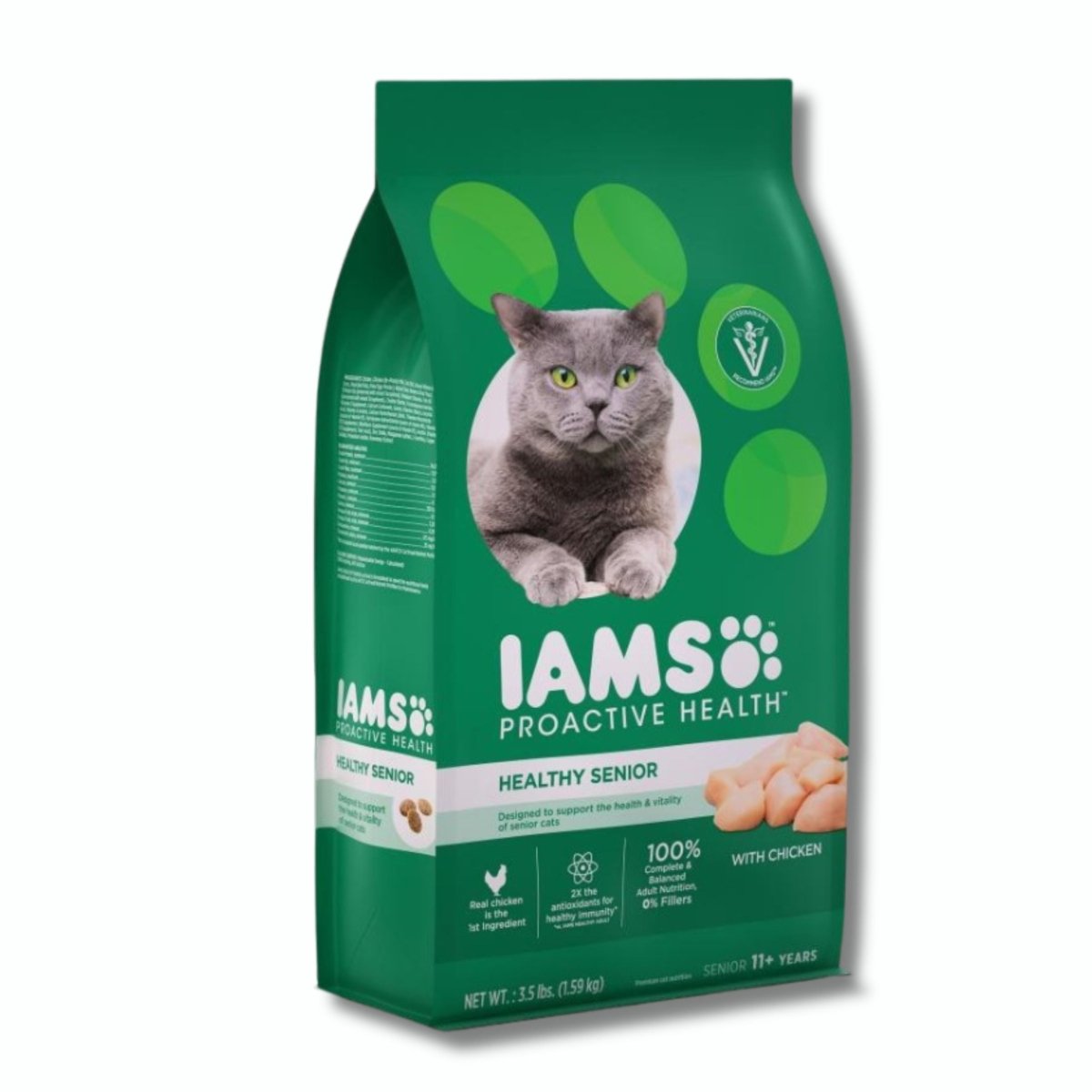 Iams Cat Senior Chicken 1.59Kg - The Chook Barn