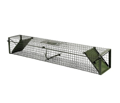 Live Capture Trap Double Entry Long Medium - The Chook Barn