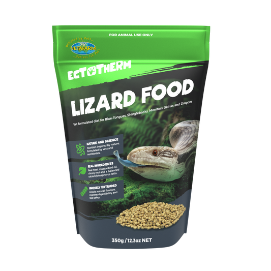 Topflite Vetafarm Ectotherm Lizard Food 350g by Topflite LTD