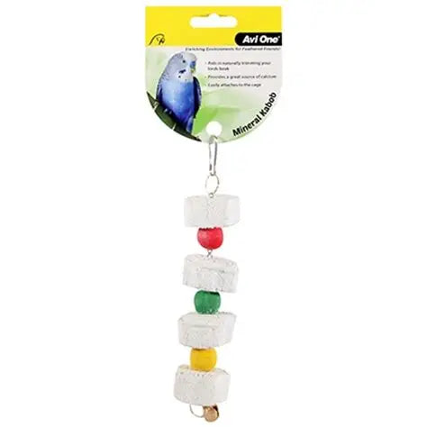 Avi One Bird Toy - Mineral Flower Kabob 18X4X4Cm