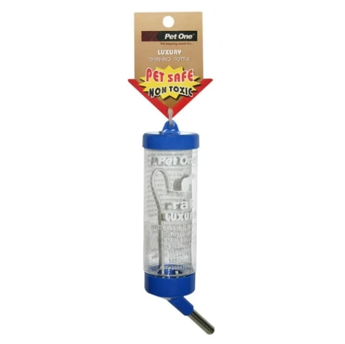Pet One Deluxe Drinking Bottle - Clear - The Chook Barn