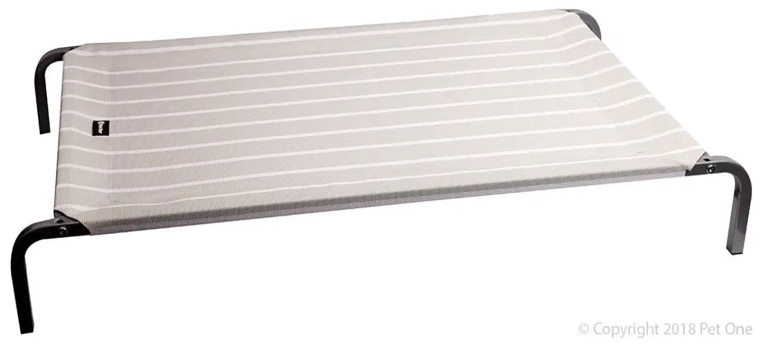 Pet One - Leisure Raised Dog Bed / Stripes 116X76X15Cm by Pet One