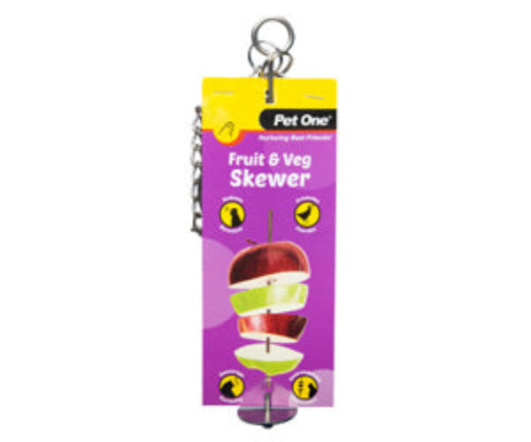 Pet One Skewer For Fruit And Veggie For Chickens 50Cm - The Chook Barn