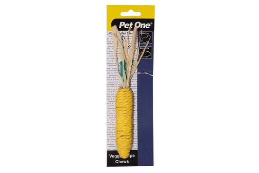 Pet One Veggie Rope and Straw Chew Hanging Dreamcatcher 26Cm - The Chook Barn