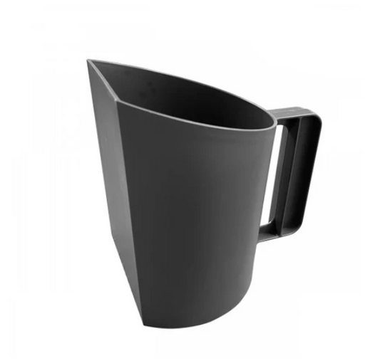 Plastic Black Feed Scoop 1.5 Litres - The Chook Barn