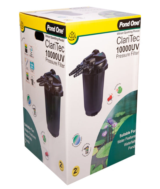 Pond One Claritec 10000 Pressurised Filter With 13W UV-C - The Chook Barn
