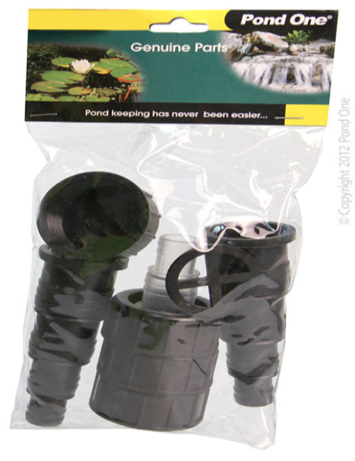 Pond One Claritec 3000 - 15000 Inlet/Outlet Hose Adaptor Set - The Chook Barn