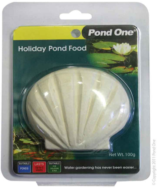 Pond One Holiday Fish Food Block 100G - The Chook Barn
