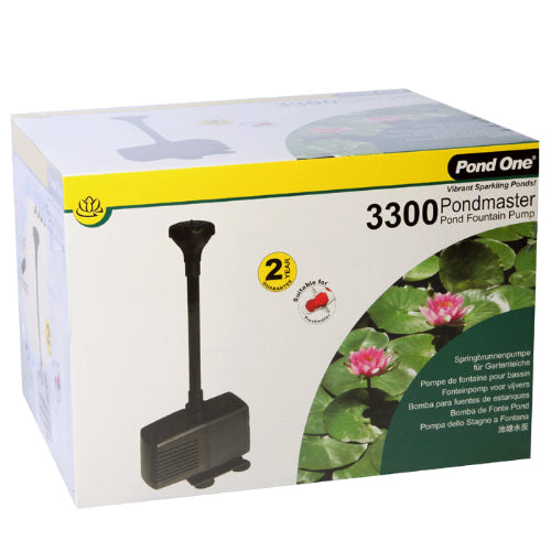 Pond One Pondmaster Mk Ii 3300Ph 2800L/Hr 2.5M - The Chook Barn
