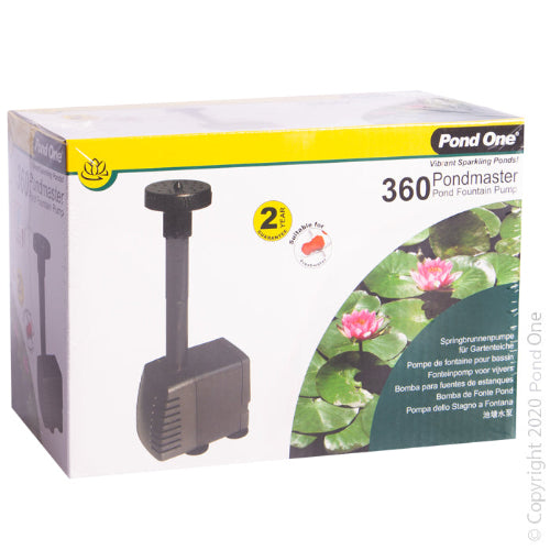 Pond One Pondmaster Mk Ii 360Ph 600L/Hr 0.85M - The Chook Barn