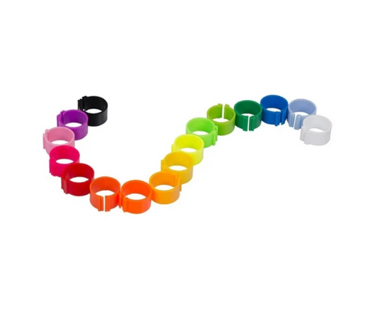 Poultry Leg Rings 10 pack multiple sizes - The Chook Barn