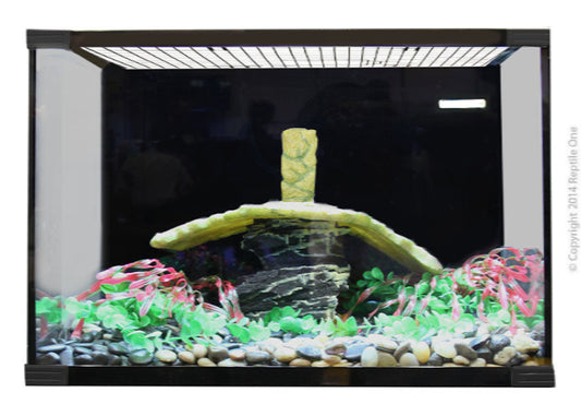 Reptile One Turtle Eco Glass Tank 60X45X45Cm - The Chook Barn