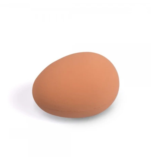 Solid Rubber Dummy Nest Egg - Brown - The Chook Barn