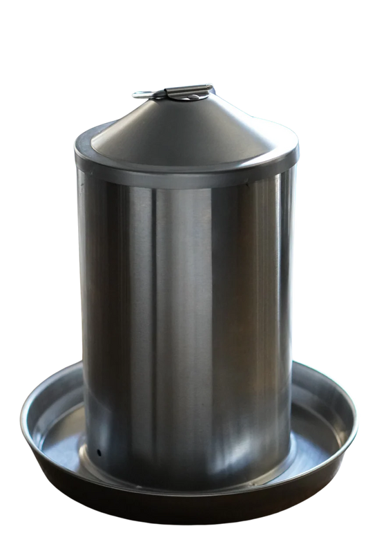 Stainless Steel Poultry Drinker - The Chook Barn