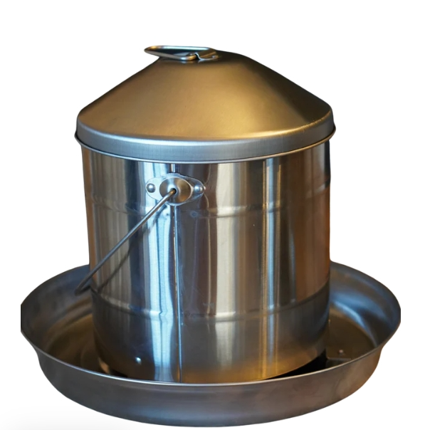 Stainless Steel Poultry Feeder - The Chook Barn