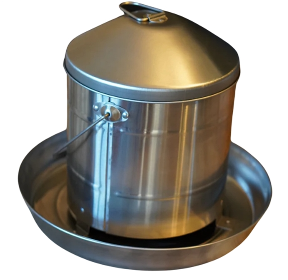 Stainless Steel Poultry Feeder - The Chook Barn