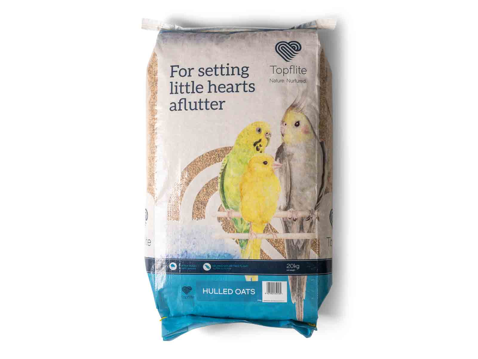 Topflite Hulled Oats 20 KG - The Chook Barn