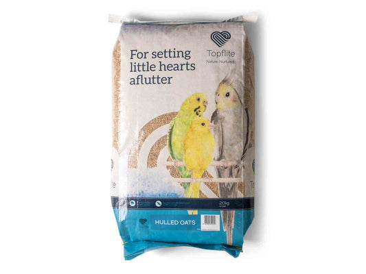 Topflite Hulled Oats 20 KG - The Chook Barn