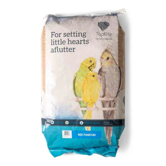 Topflite Red Panicum 20 KG - The Chook Barn