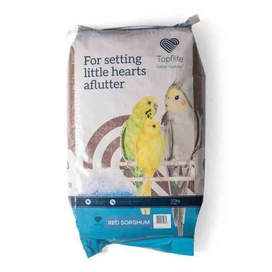 Topflite Red Sorghum 20 KG - The Chook Barn