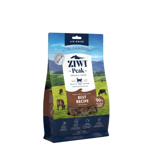 Ziwi Peak Air-Dried Beef Cat Food 400G - The Chook Barn