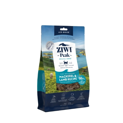 Ziwi Peak Air-Dried Mackerel and Lamb Cat Food 400G - The Chook Barn