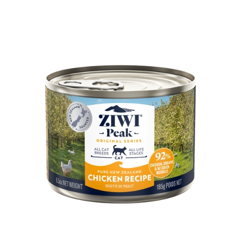 Ziwi Peak Canned Chicken Cat Food 185G (12/Tray) - The Chook Barn