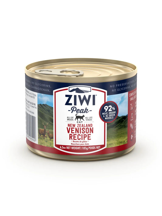 Ziwi Peak Canned Venison Cat Food 185G (12/Tray) - The Chook Barn