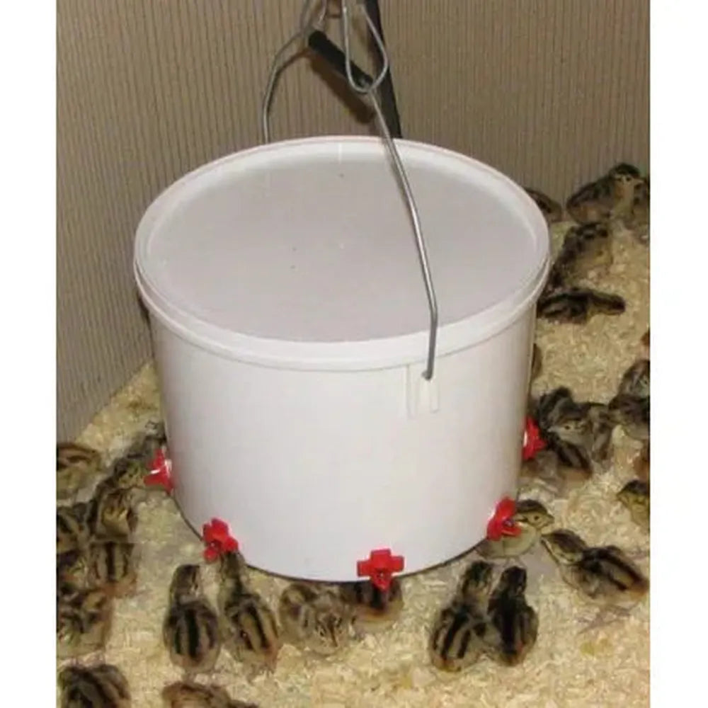 Chicken Nipple Drinker Horizontal Side Mount - The Chook Barn
