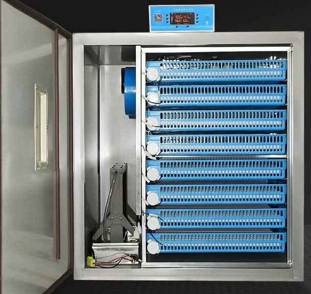 JAIJU Fully Automatic Egg Incubator 300 500 800 1000 Egg Capacity