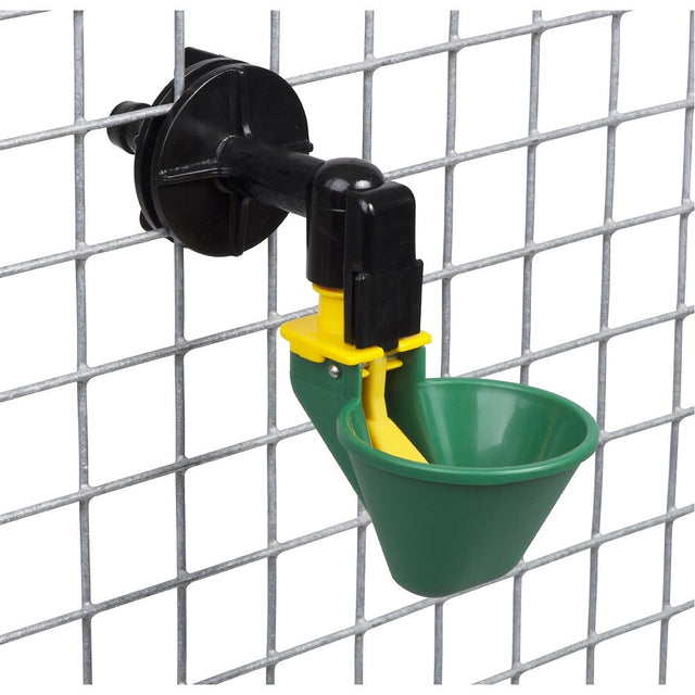 Mini Cup Drinker with Elbow + Wingnut - The Chook Barn