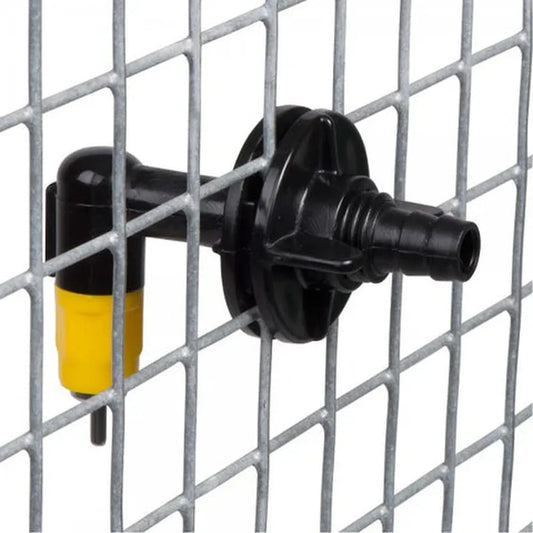 Nipple Drinker with elbow + wingnut - The Chook Barn