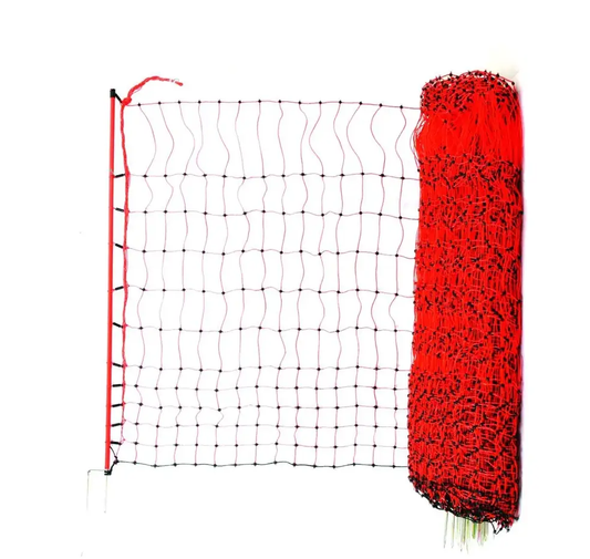Poultry Netting Electric Orange 120 cm x 50 m by The Chook Barn