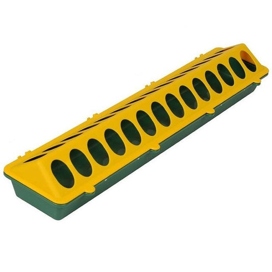 Chick Feeder Trough 500mm 28 Hole - The Chook Barn